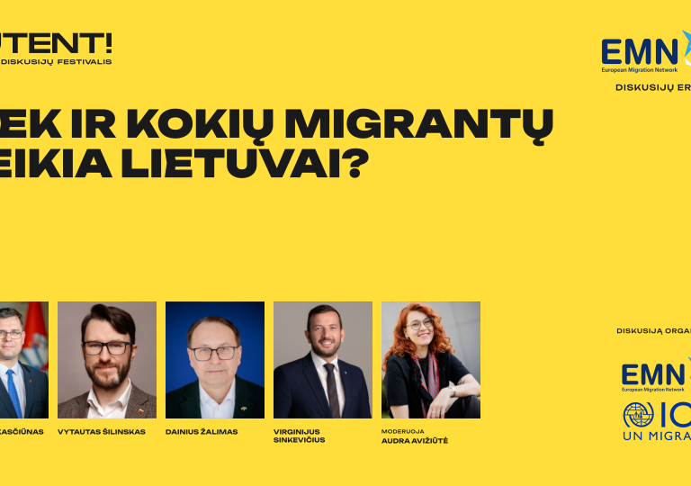 Invitation to a discussion “How Many and What Kind of Migrants Does Lithuania Need?”
