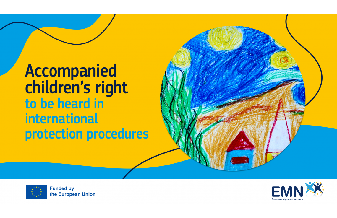 How do EU Member States protect accompanied children's right to be heard in international protection procedures?