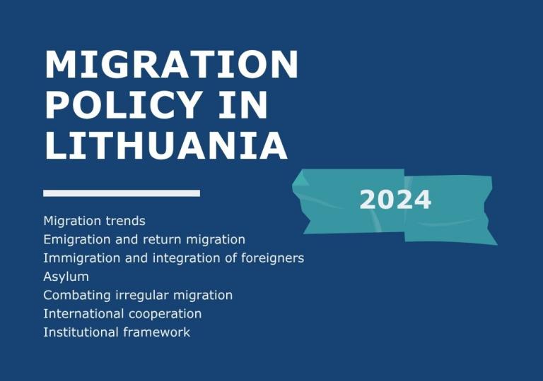 What were the main migration trends in Lithuania in 2024?