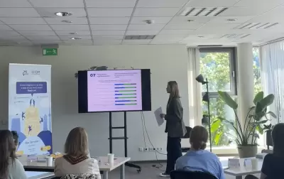 EMN komanda susitiko su studentais