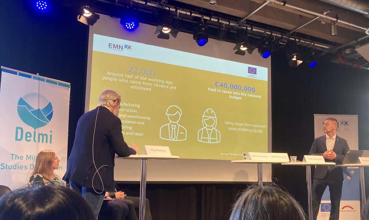 EMN Lithuania discussed the application of the Temporary Protection Directive at a conference in Sweden