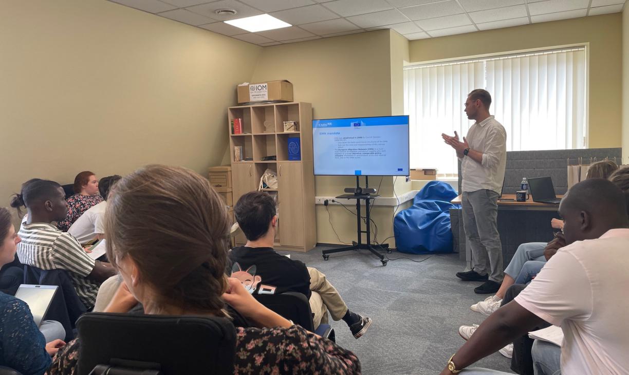 Students from France visited IOM Vilnius Office