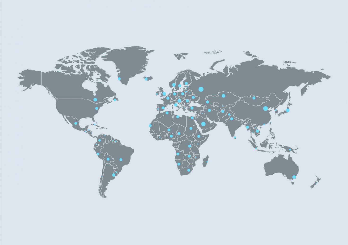 world map