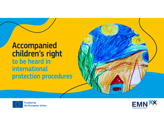 Accompanied children’s right to be heard in international protection procedures - EMN Inform 2023 (EN)